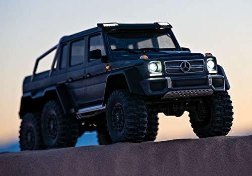 Traxxas 88096-4-BLK TRX-6 Scale and Trail Crawler with Mercedes-Benz G 63 AMG Body  6X6 Electric Trail Truck with TQi Traxxas Link Ebled 2.4GHz Radio System - Excel RC