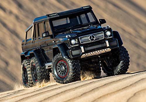 Traxxas 88096-4-BLK TRX-6 Scale and Trail Crawler with Mercedes-Benz G 63 AMG Body  6X6 Electric Trail Truck with TQi Traxxas Link Ebled 2.4GHz Radio System - Excel RC