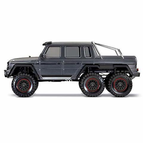 Traxxas 88096-4-SLVR TRX-6 Scale and Trail Crawler with Mercedes-Benz G 63 AMG Body  6X6 Electric Trail Truck with TQi Traxxas Link Ebled 2.4GHz Radio System - Excel RC