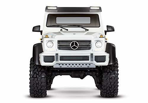 Traxxas 88096-4-WHT TRX-6 Scale and Trail Crawler with Mercedes-Benz G 63 AMG Body  6X6 Electric Trail Truck with TQi Traxxas Link Ebled 2.4GHz Radio System - Excel RC