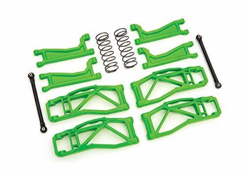 Traxxas 8995G Suspension kit WideMaxx green (includes front &amp; rear suspension arms front toe links rear shock springs) - Excel RC