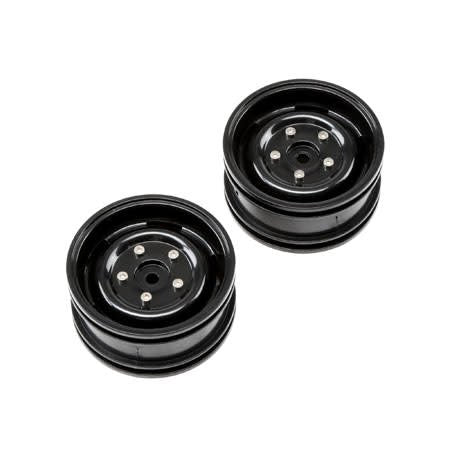 ECX 1.9 WHEEL (2) BLACK 1.9 BARRAGE ECX41004
