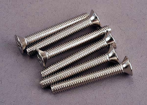 Traxxas 3169 Screws 4x30mm countersunk machine (6) - Excel RC
