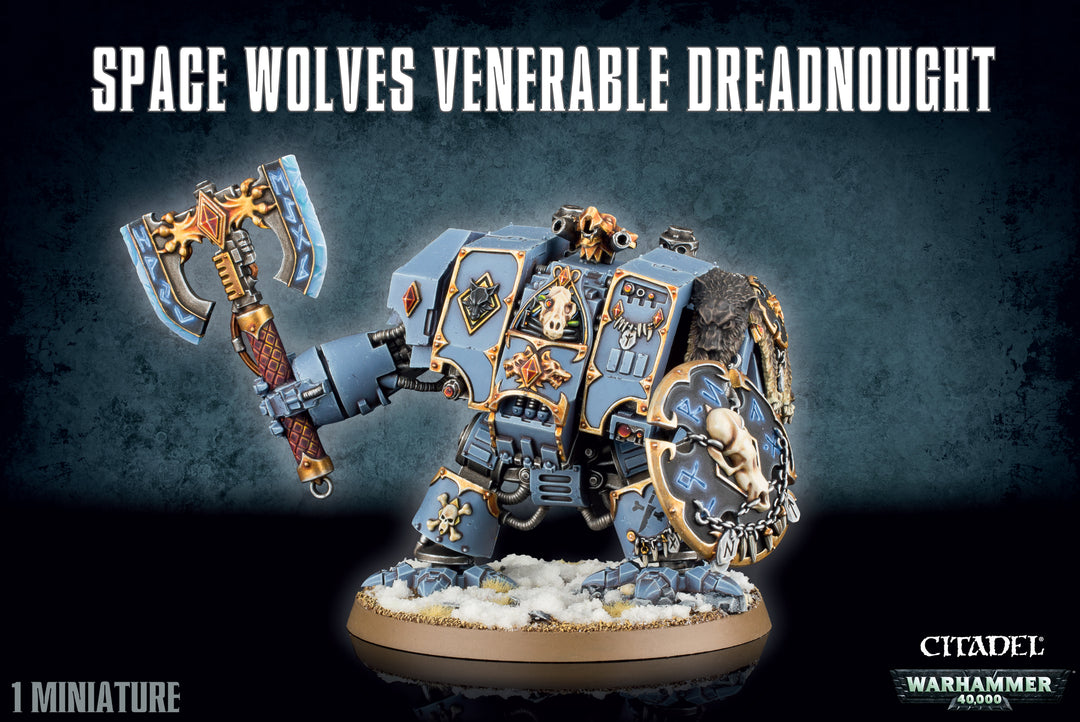 Warhammer 40K: Space Marines Space Wolves Venerable Dreadnought