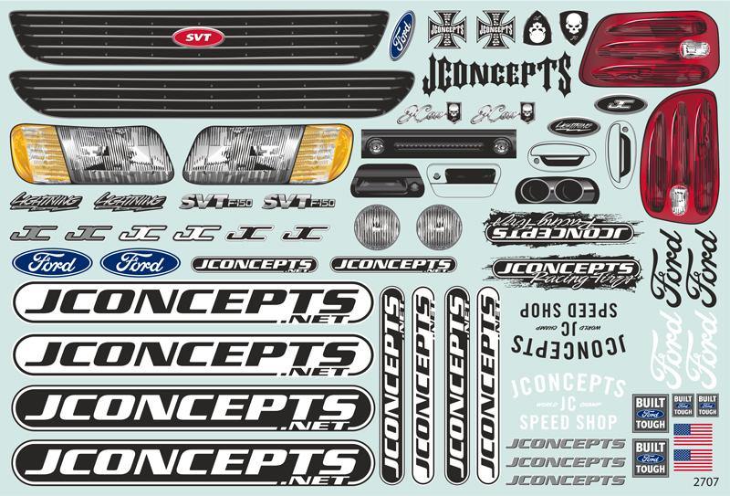 JConcepts 1999 Ford F-150 Lightning Street Eliminator Body (Clear) - Excel RC