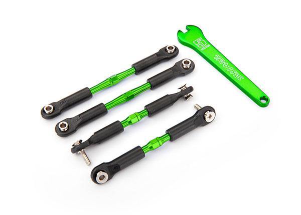 Traxxas Turnbuckles Aluminum, Camber Links Front 39mm (2) Rear 49mm (2) (Assembled W/Rod Ends & Hollow Balls) (3741) - Excel RC