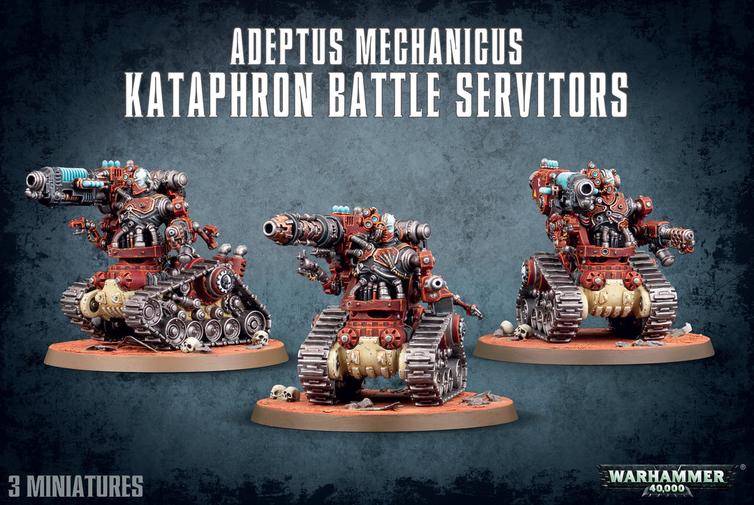 Warhammer 40K: Adeptus Mechanicus Kataphron Battle Servitors - Destroyers/Breachers