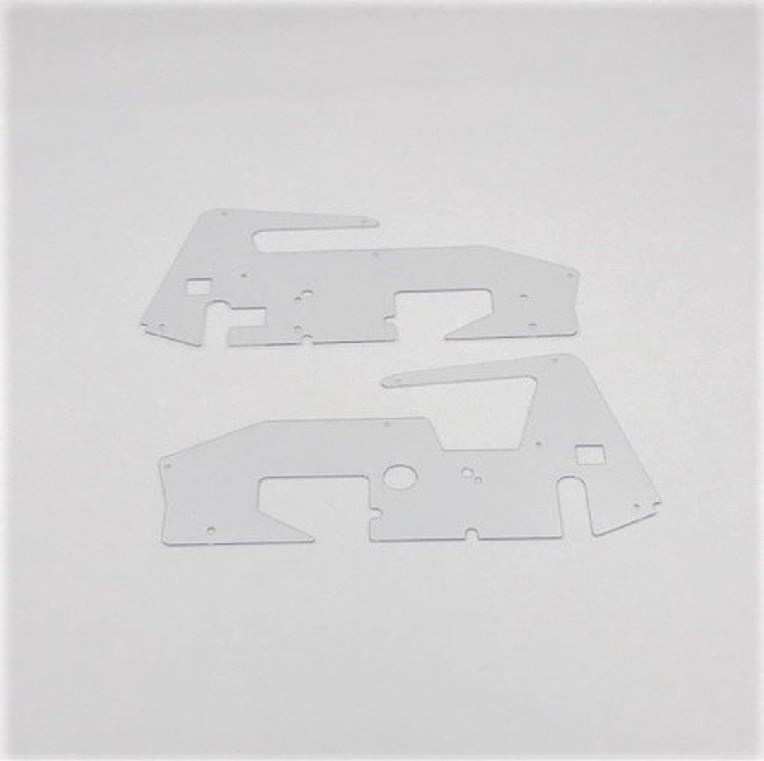 1RC Racing Body Side Panels, LH/RH, Clear, 1/18 Sprint - Excel RC