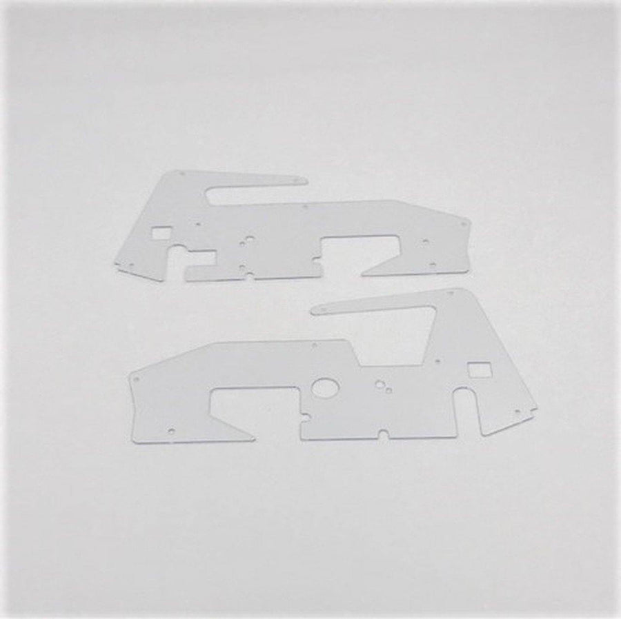 1RC Racing Body Side Panels, LH/RH, Clear, 1/18 Sprint - Excel RC