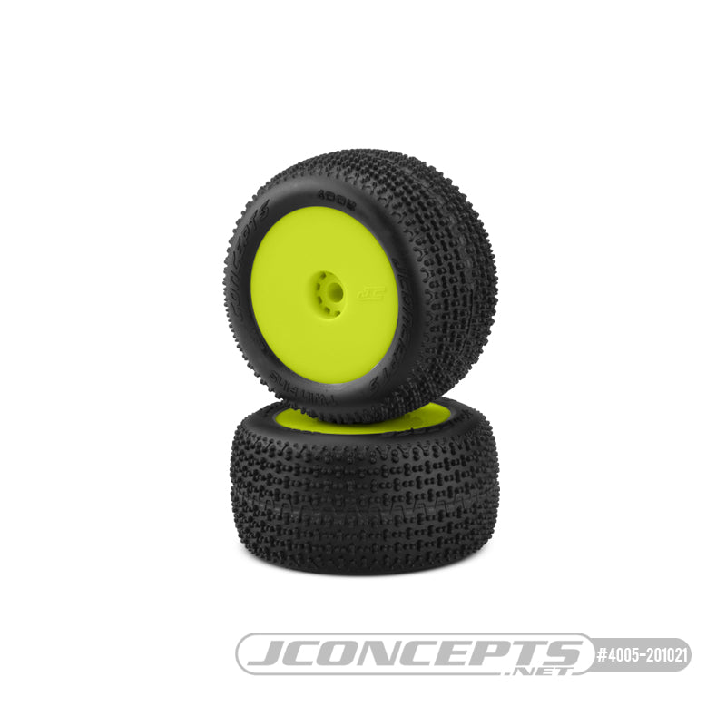 JConcepts Mini-B Swagger Pre-Mounted Front Tires (2) (Pink) 4003 | JCO4003
