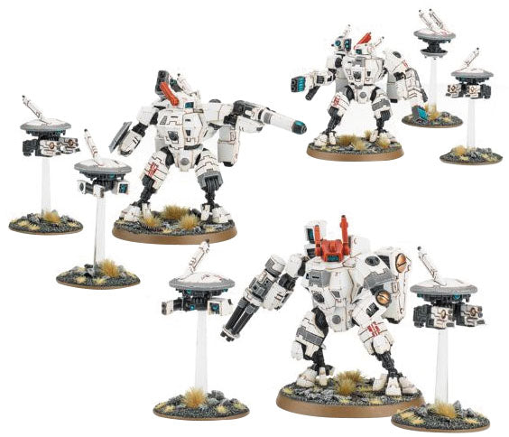 Warhammer 40K: Tau Empire XV8 Crisis Battlesuits