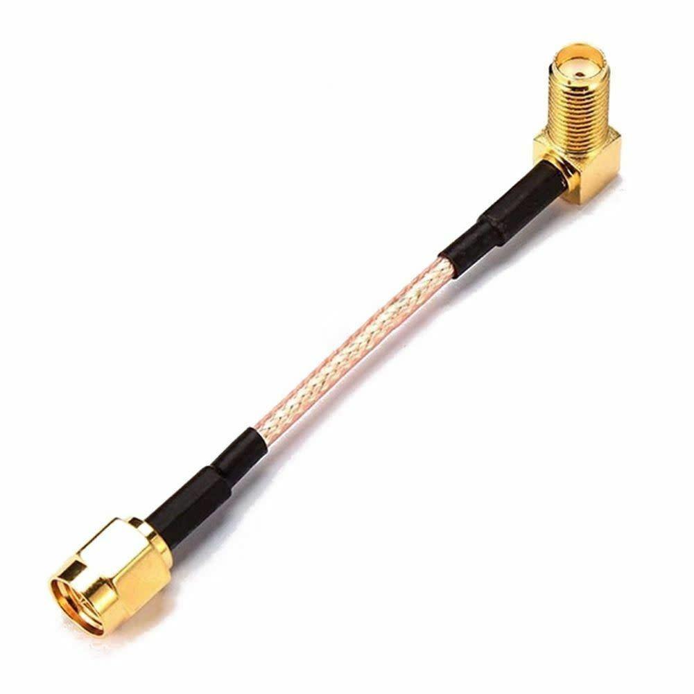 5CM SMA Male to 90 Degree SMA Female Cable - Excel RC