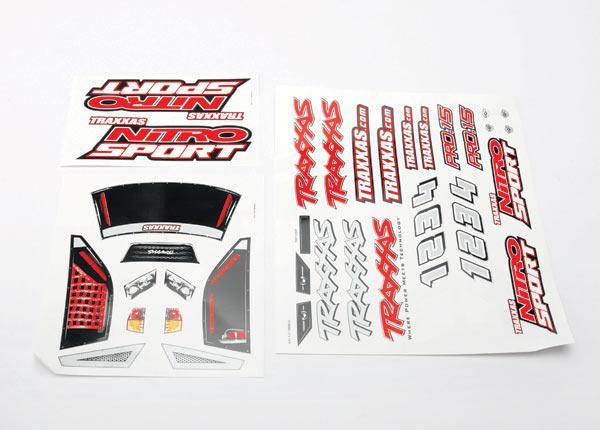 Traxxas 4513R Decal sheets Nitro Sport - Excel RC