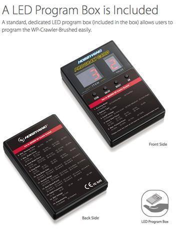 Hobbywing QUICRUN brushed ESC - WP Crawler 1080 Brushed - Excel RC