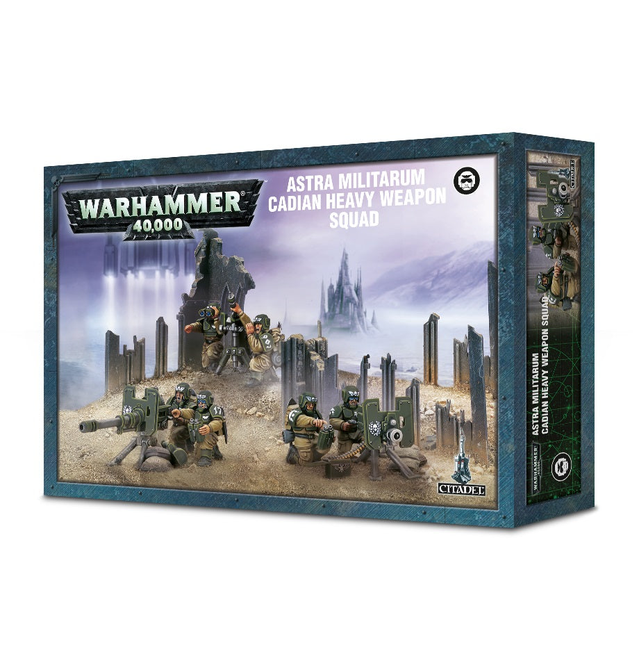 Warhammer 40K: Astra Militarum Cadian Heavy Weapon Squad