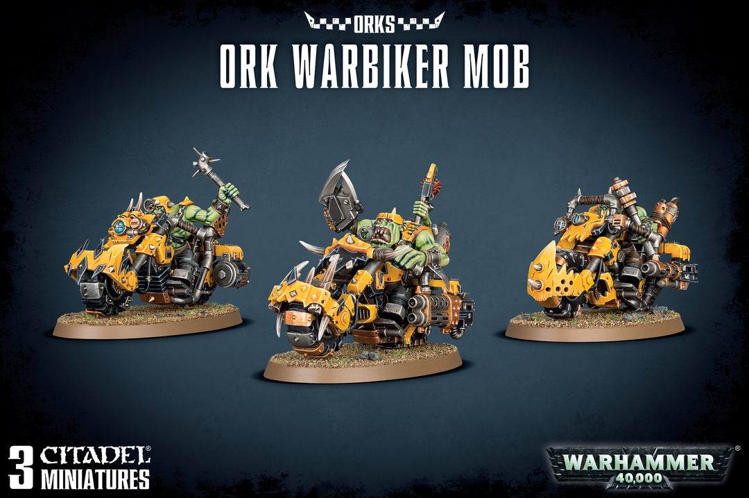 Warhammer 40K: Ork Warbiker Mob