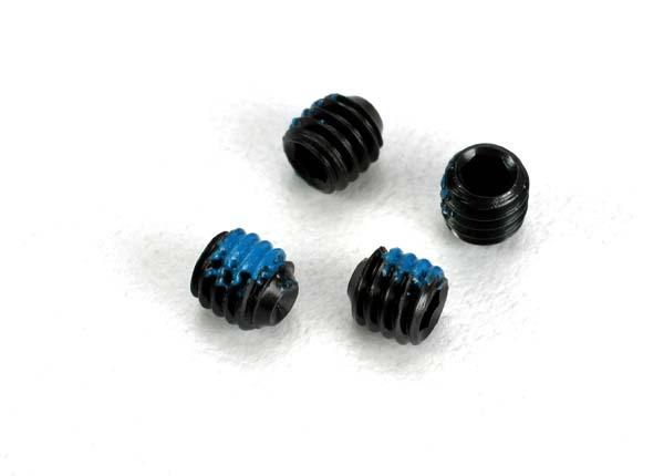Traxxas 4897 Screws set (grub) 4mm (6) (with threadlock) - Excel RC
