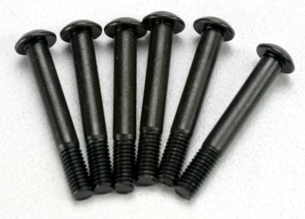 Traxxas 4978 Screws 3x21mm button-head machine (hex drive) (partially threaded Revo brake bolts) (6) - Excel RC