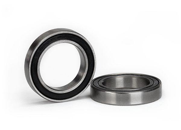 Traxxas 5107A Ball bearing black rubber sealed (17x26x5mm) (2) - Excel RC