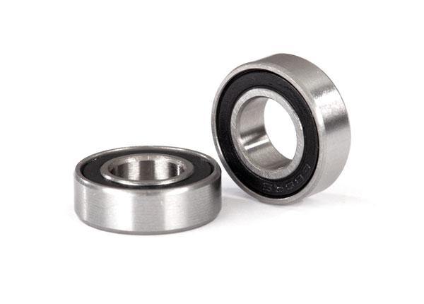 Traxxas 5118A Ball bearings black rubber sealed (8x16x5mm) (2) - Excel RC