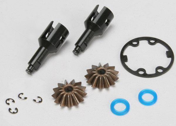 Traxxas 5125 Drive cups inner (2) (Jato®) (for steel constant-velocity driveshafts) differential spider gears (2) gaskets hardware - Excel RC