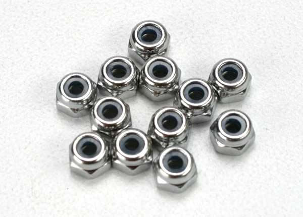 Traxxas 5158 Nuts 2.5mm nylon locking (12) - Excel RC