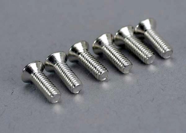 Traxxas 5169 Screws 2.6x8mm countersunk machine (6) - Excel RC