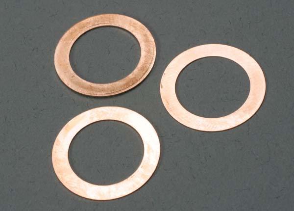 Traxxas 5229 Gaskets cooling head: 0.15 0.25 0.35mm (1 each) (TRX® 2.5 2.5R) - Excel RC