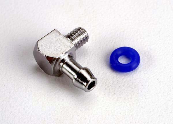 Traxxas 5296 Fitting inlet for pipe pressure (90-degree) (1) - Excel RC