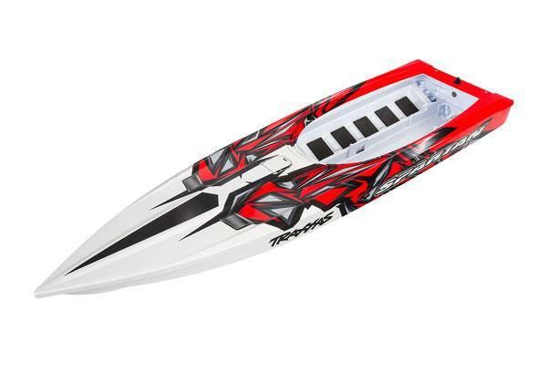 Traxxas 5718R Hull Spartan red-x graphics - Excel RC