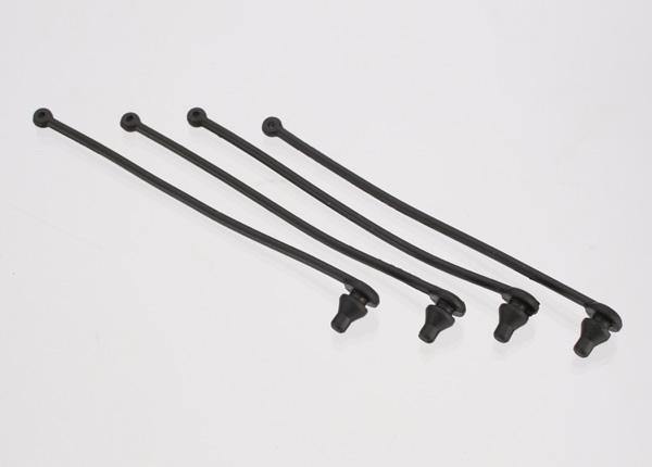 Traxxas 5750 Body clip retainer black (4) - Excel RC