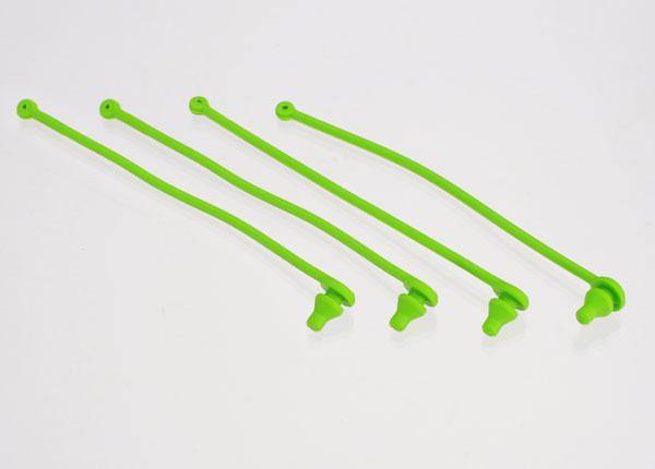 Traxxas 5753 Body clip retainer green (4) - Excel RC
