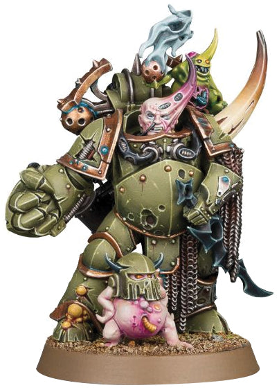 Warhammer 40K: Chaos Space Marine Death Guard Plague Marine Champion