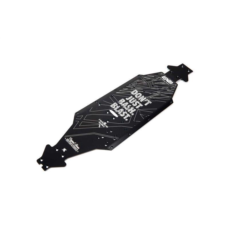 Arrma Aluminum Chassis CNC 7075 T6 LWB Black ARA320571 - Excel RC