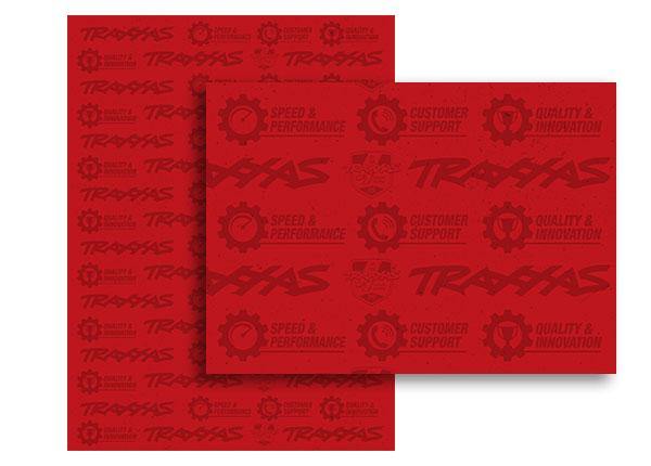 Traxxas 61951 18' X 24' RED ADHSVE WALLPAPER - Excel RC