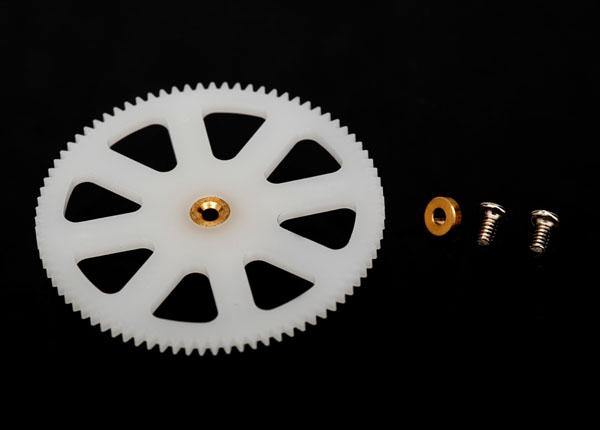 Traxxas 6343 Main gear lower (1) (for inner main shaft) bushing (1) screws (2) - Excel RC