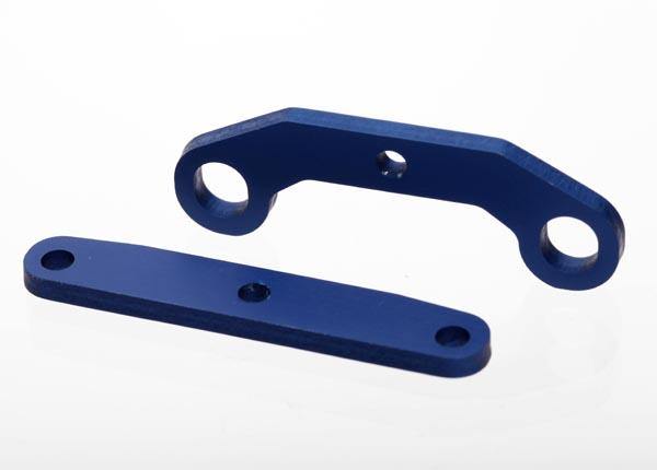 Traxxas 6423 Bulkhead tie bars front & rear aluminum (blue-anodized) - Excel RC