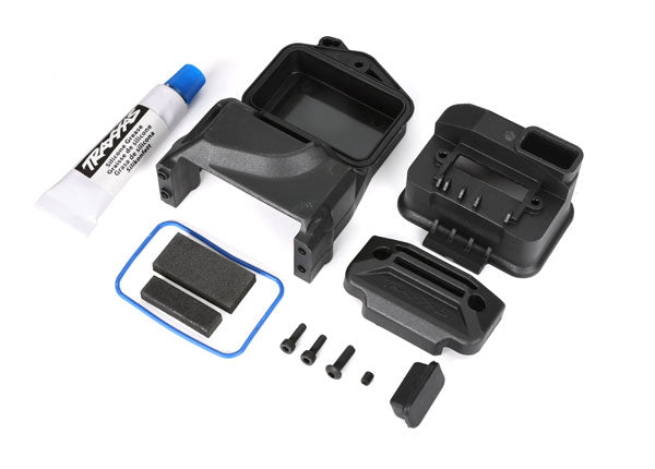 Traxxas Sealed Receiver Box, Servo mount 6424X