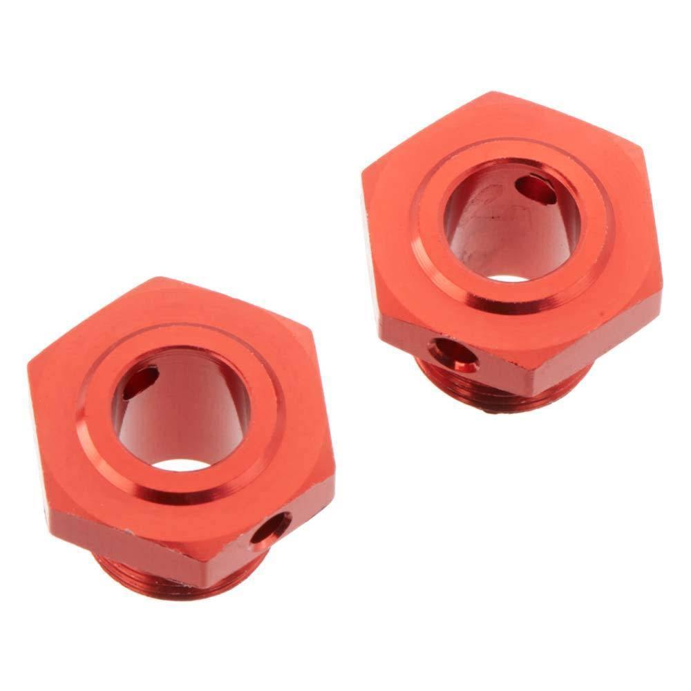 ARRMA AR310447 Wheel Hex Aluminum 17mm/13.6mm  Red (2) - Excel RC