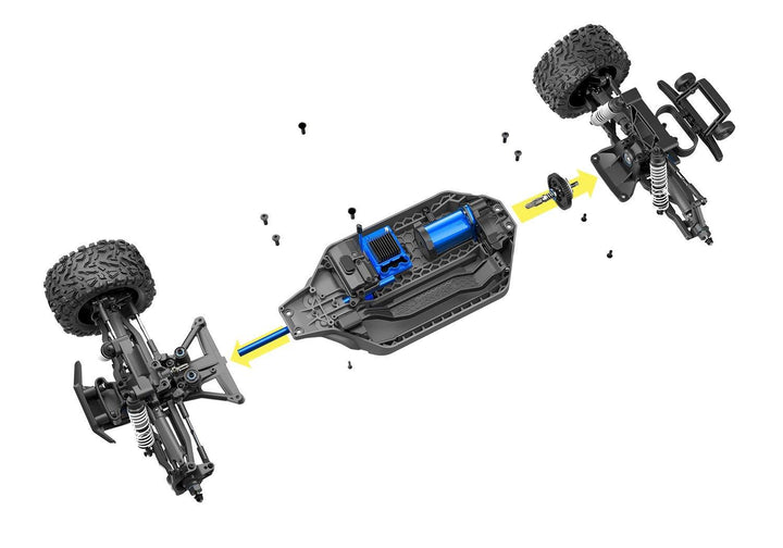 Traxxas 67076-4 Rustler® 4X4 VXL 1/10 Scale Stadium Truck Green - Excel RC