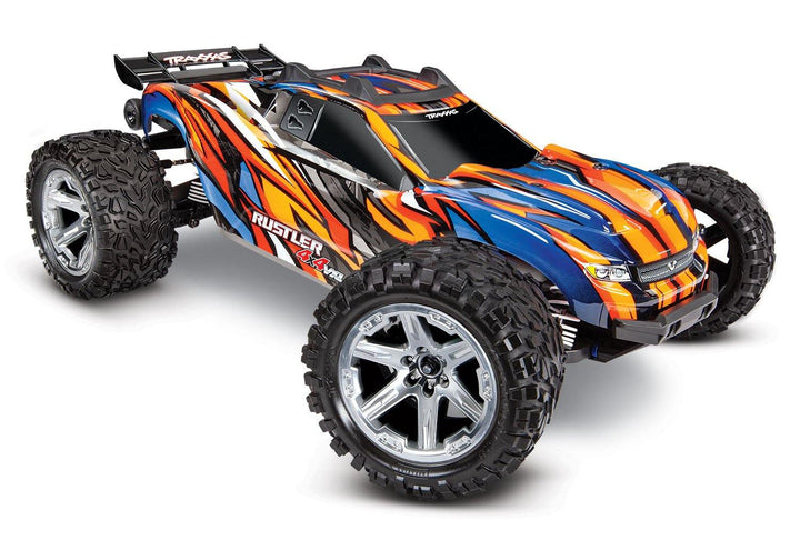 Traxxas 67076-4 Rustler® 4X4 VXL 1/10 Scale Stadium Truck Orange - Excel RC