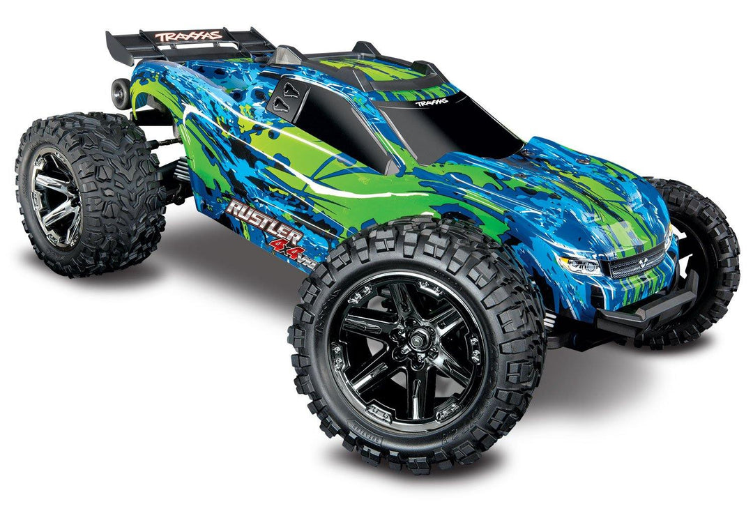 Traxxas 67076-4 Rustler® 4X4 VXL 1/10 Scale Stadium Truck Green - Excel RC
