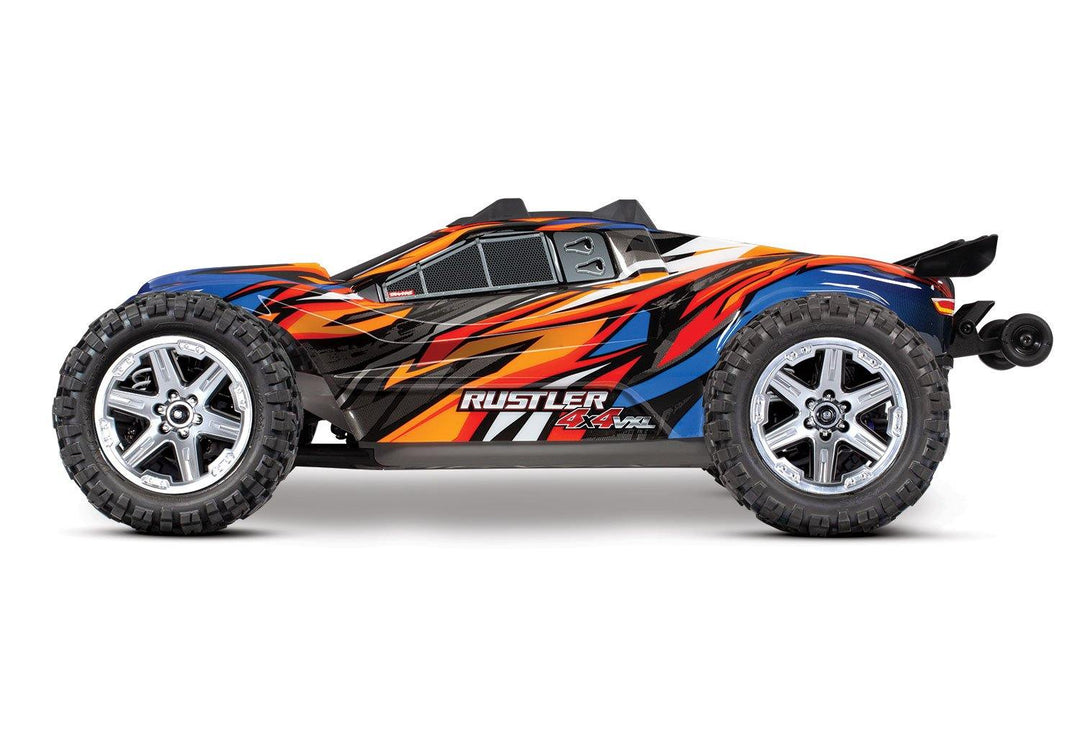 Traxxas 67076-4 Rustler® 4X4 VXL 1/10 Scale Stadium Truck Orange - Excel RC