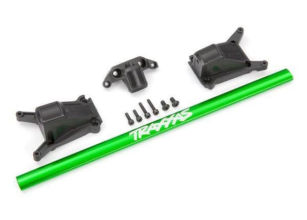 Chassis brace kit, green (fits Rustler® 4X4 or Slash 4X4 models equipped with Low-CG chassis) - Excel RC