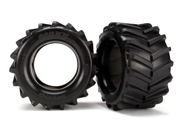 Traxxas 6770 Tires Maxx® 2.8' (2) foam inserts (2) - Excel RC