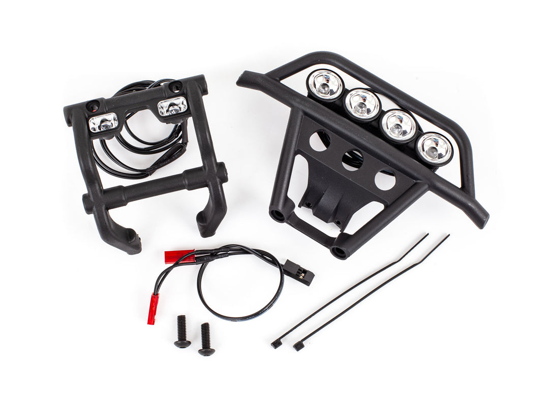 Traxxas LED Light Set Complete Including Bumpers With LED Lights and Harness Fits 4WD Stampede 6794