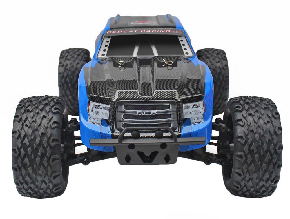 Recat Racing Blackout XTE PRO Brushless 1/10 Scale Electric Monster Truck Blue - Excel RC