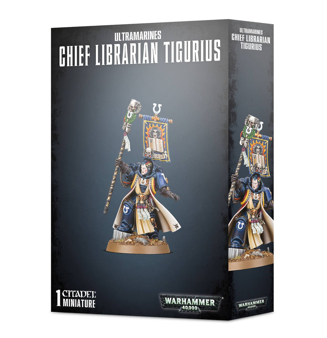 Warhammer 40K: Space Marines Ultramarines Chief Librarian Tigurius