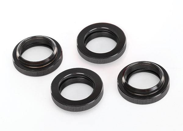 Traxxas 7767X Spring retainer (adjuster) PTFE-coated aluminum GTX shocks (4) (assembled with o-ring) - Excel RC