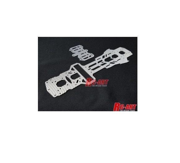 RC-Art (ART2097) Ce-Rx Type-M Main Chassis Set Silver Ca - Excel RC